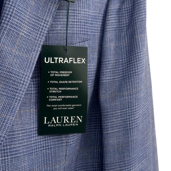 Lauren RALPH LAUREN Latrobe Ultraflex Blazer Sport Coat Light Blue -Sz 40L NWT - Picture 3 of 9